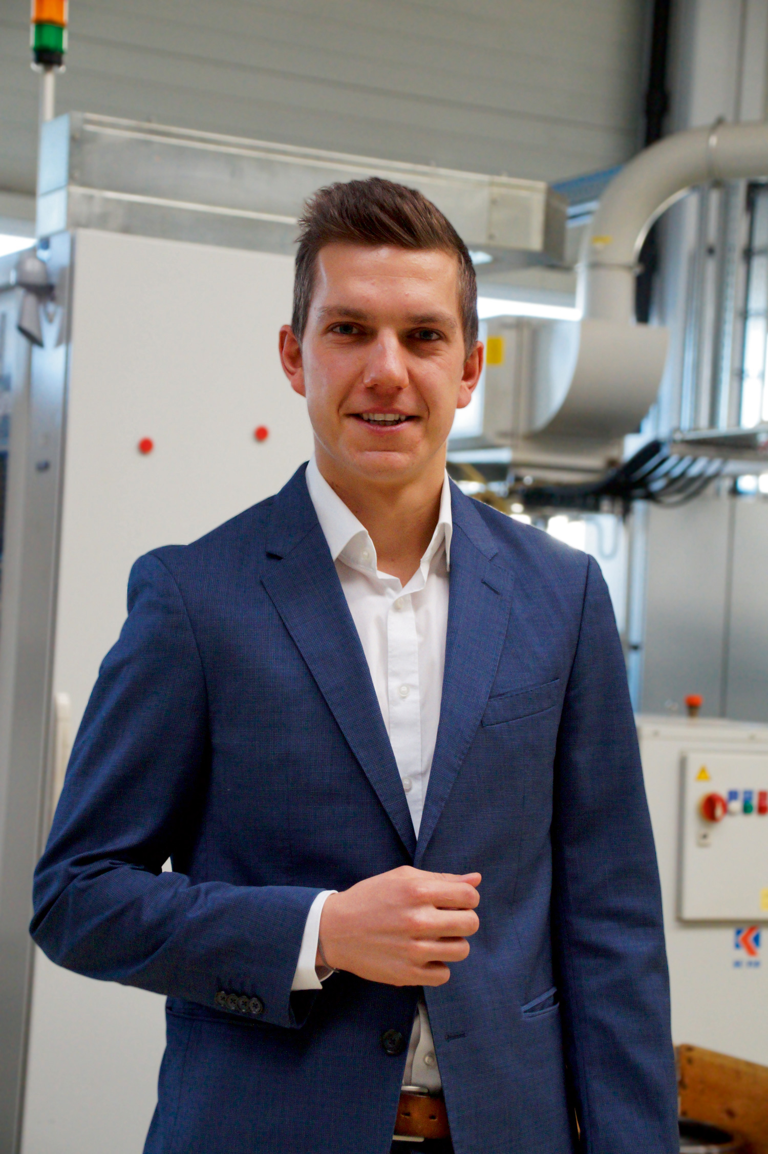 Matthias Ortner, Geschäftsführer der NKE Austria GmbH in Steyr 