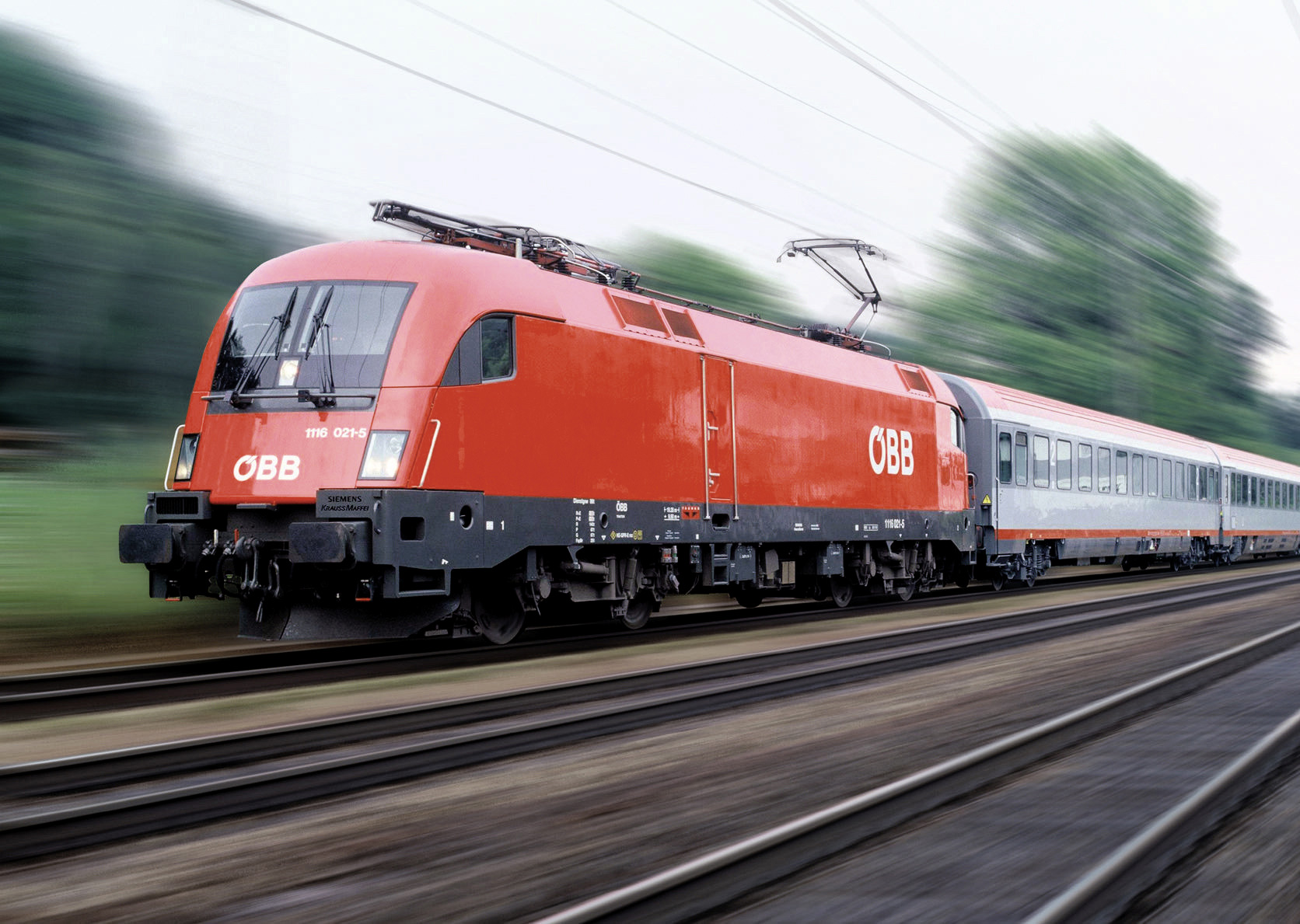 Application example: ÖBB high-speed locomotive (Austrian Federal Railways)